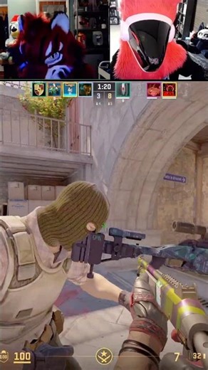 Had to troll a lil #furry #proto #fursuit #csgo #protogen #furries #vtuber #cs2