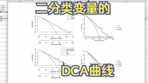 二分类变量的DCA曲线-R语言保姆级教程