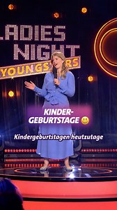 374K views · 3.9K reactions | Keine negativen Erfahrungen beim KIndergeburtstag!! ✨ Teresa Jung bei #ladiesnightyoungstars #WDR #ARD #2025 | ARD Stand-Up | Facebook