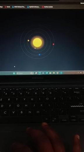 Solar System Orbit Animation using HTML & CSS #coding