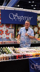 We are all set up and ready for the first full day of the Houston International Quilt Festival! Come stop by! | Superior Threads