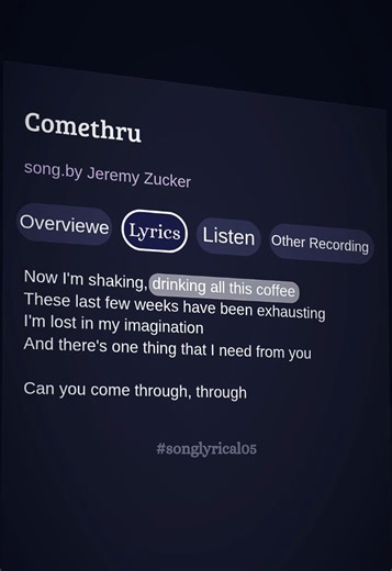 Discover the Depths of 'Comethru' by Jeremy Zucker