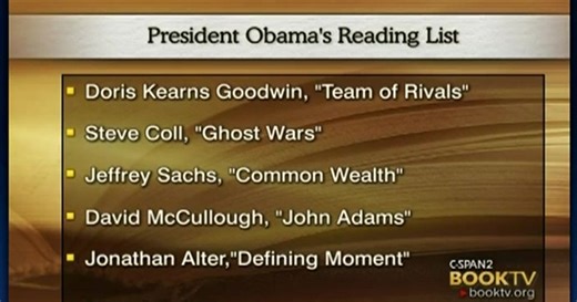 President Obama's Reading List