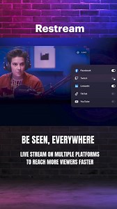 312 reactions | Expand your reach by streaming on Facebook, YouTube, X, and Linkedin at the same time. With integrated chat, zero added delay, and a choice of 30+ platforms, there’s no reason not to grab your slice. | Restream | Facebook