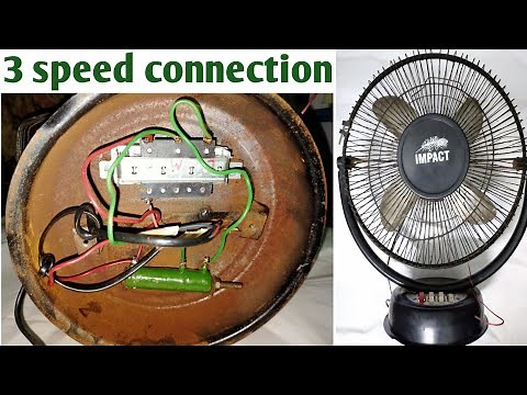 3 speed table fan connection/ap table fan 3 speed connection/ table fan resistance coil connection