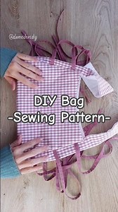 DIY Bow Bag Sewing Tutorial | Shoulder Bow Fringed Bag Sewing Pattern #sewingpatterns #sewing #sew