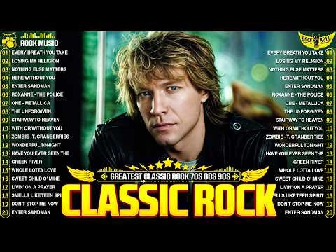 Best Classic Rock Songs Of All Time 🔥 Queen, Aerosmith, Metallica, AC/DC, Nirvana, U2, Led Zeppelin