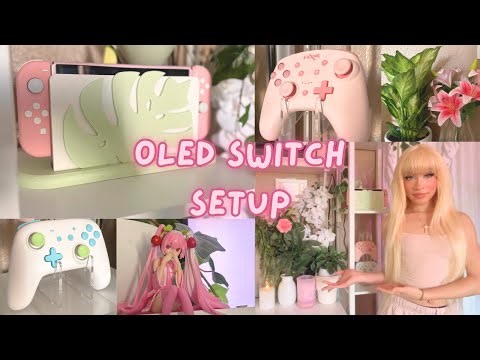 Revamping my Nintendo Switch OLED Setup + Customizing my Switch with Skins & Accessories