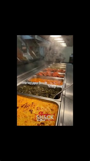 They save lives. We feed them. 👑🔥 Shugar Shack Soulfood inside the cafeteria serving comfort, culture, and healing on a plate. Collard greens. Mac & cheese. Fried wings. Love in every pan. That’s how we show up. That’s how we serve. #ChefShug #ShugarShackEatz #AramarkPartner #soulfood