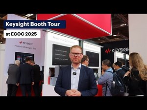 Keysight booth tour at ECOC 2025