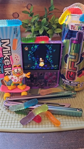 Garfield Sega 1995 Caught In The Act 🎬🎮 on the Miyoo Mini Plus Retro Gaming Handheld