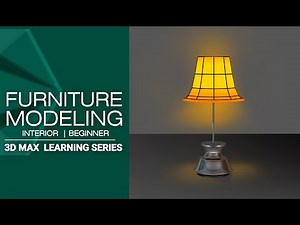 How to make a table lamp in 3d max with basic modeling techniques.