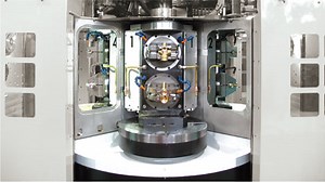 Dial-Type FMC (Flexible Manufacturing Cell) equipped with 3 horizontal machining centers