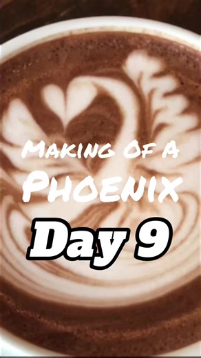 Day 9 of trying to make a phoenix in latte art! - #latteart #midlothian #moraviancoffee