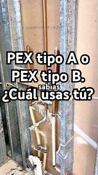 Instalación de una válvula de ducha, PEX tipo A o PEX tipo B. #bathroomremodeling #plomería