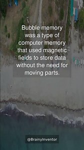 The magnetic invention that stored data without moving parts