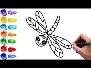 Learn the foolproof method for drawing a beautiful dragonfly effortlessly
