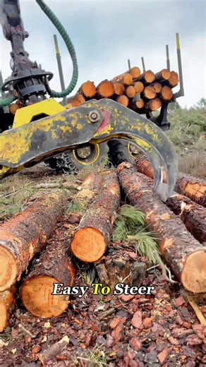 The Shape-Shifting Forestry Machine 🚜#construction #engineering #forestry #foryoupage #Knowledge | Triste.Historia.ai