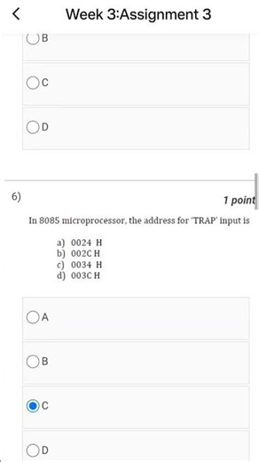 Microprocessors and Microcontrollers NPTEL Week 3 Assignment #nptel #shorts