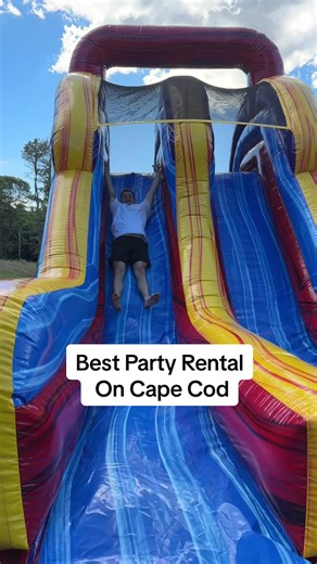Fun Obstacle Course Bounce House for Engagement Party