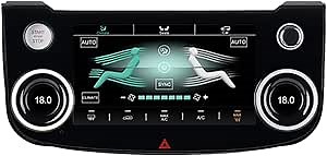 Car Climate Control Replacement for 2015 2016 2017 2018 2019 Jaguar XE XEL XF XFL F-PACE HVAC air Conditioning Screen AC Panel Touch Screen Board (XE Climate Control)