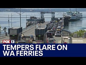 Tempers flare on WA ferries | FOX 13 Seattle