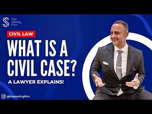 WHAT IS A CIVIL CASE? CIVIL CASE EXPLAINED BY A LAWYER | #civillaw