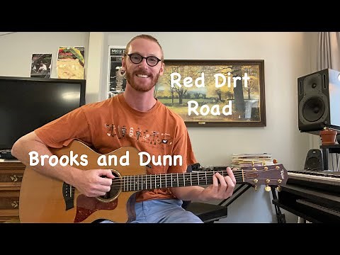 Brooks and Dunn - Red Dirt Road Guitar Lesson - Intro Riff, Chords and Solo