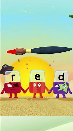 E' vs 'EE' 🔴 | Reading for Kids | ‪@officialalphablocks‬ #shorts