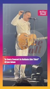"Is Every Concert In Kolkata Like This?” asks Bryan Adams #bryanadams #bryanadamsconcert #bryanadamslive #kolkata #TheWallNews | The Wall