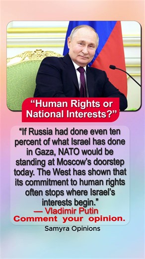 Putin’s Explosive Claim: “Would the West React Differently If Russia Did This?”