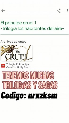 Libros PDF: El Príncipe Cruel y Classroom