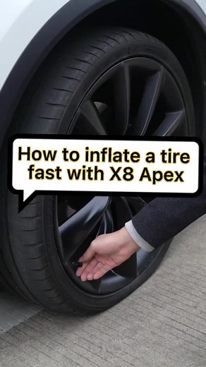 We received a feedback saying that X8 Apex can not inflate a car tire. Here is the correct user guide. Contact us when ur products went wrong.#fanttik