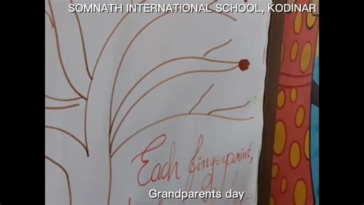 Generations Collide in the Most Beautiful Way! 🌟 What a day it was at Somnath International School, Kodinar! Our Pre-Primary wing transformed into a hub of love, wisdom, and pure joy as we welcomed 80 wonderful grandparents to spend a day in the life of their grandchildren. It was a sight to behold: * 👴👵 Back to School: Grandparents squeezed into tiny benches, experiencing the classroom buzz firsthand. * 🍱 A Taste of Love: Heartwarming moments of grandparents feeding their grandkids during b