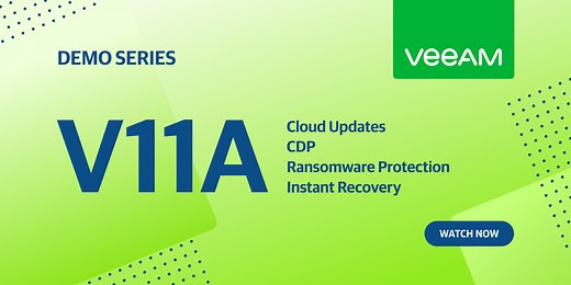 Backup and Replication V11 Demo