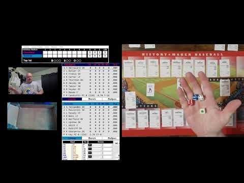 History Maker Baseball w/ 2026 Action PC for Manual Entry - 1987 - Cleveland at Toronto - Game 1