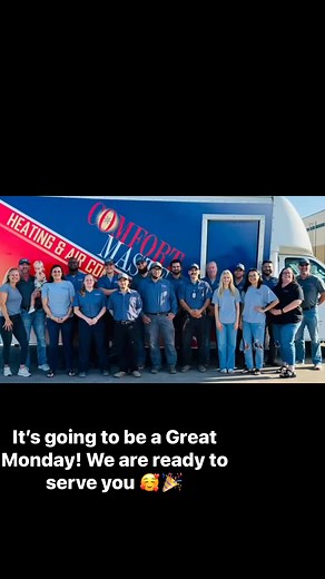 14 reactions · 12 shares | Taking care of our customer is easy when you love what you do殺 make it a great Monday! #mondaymotivation #ReadyToServe #ItsAGoodDay #comfortmastersdfw #acrepair | Comfort Masters Heating & Air Conditioning | Facebook
