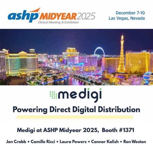 #ashp2025 #medigi #pharmacydistribution #hospitalpharmacy #healthcarepartners #pharmacysolutions #pharmacyinnovation #pharmacy #pharmamanufacturers | medigi