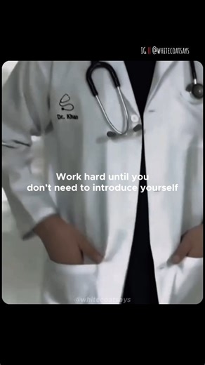 FUTURE DOCTOR 🫀🥼🩺 | One Day you'll introduce yourself as a Doctor 💗 𝙵𝙾𝙻𝙻𝙾𝚆 𝙵𝙾𝚁 𝙼𝙾𝚁𝙴 𖹭 [Positively, struggle, inspiration, helpful, achivements, discipline,... | Instagram