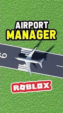 New Airport Manager Simulator Game is Out and IT'S AMAZING! #roblox