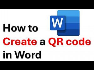 How to Create a QR code in Word