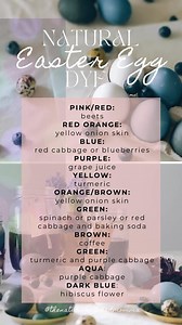 Looking for some DIY egg dying for Easter 🐰 Save those onion peels! Whatcha need?! - boil your Easter eggs! And let them cool! - next, grab the food item from the list above and boil with 2 cups of water. Let simmer 20 mins and strain / cool completely - add 2 teaspoons of vinegar to the dyed water - soak the eggs overnight in the dye water in the fridge. The longer they sit, the more vibrant the color - pat dry That’s it! Great for small kiddos! #easter #eastereggs #easterdecor #homestead #hom