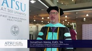 The Doctor of Education in Health Professions Education (EdD) program at A.T. Still University’s College of Graduate Health Studies (ATSU-CGHS) prepares healthcare educators to teach and inspire the next generation of health professionals and to excel as leaders in the rapidly expanding field of health professions education. Learn more about what it’s like to be a student in the EdD program from recent graduate Jonathon Weiss, EdD, '24, at https://www.youtube.com/watch?v=3DLBN2LMJa0 #ATSUPride |