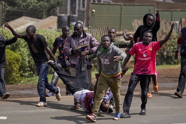 Nairobi is locked down as Kenyan police clash with protesters and 10 are killed