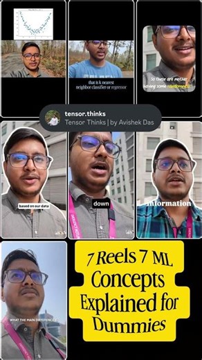 7 Machine Learning Concepts Explained for Dummies 🧠 #MachineLearning #DataScience