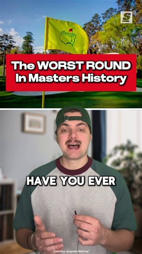 The Worst Round in Masters History belongs to an all-time great who refused to turn in his scorecard. 😅 @L__Snipe