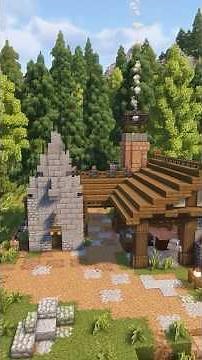 Medieval Blacksmith Timelapse! Check my profile for full tutorial | Minecraft #minecraft