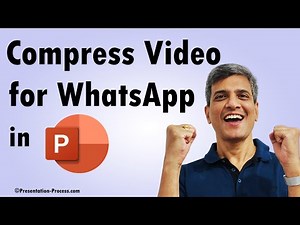 Drastically Reduce Video File Size for Whatsapp with PowerPoint