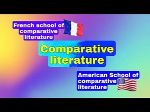 شرح Comparative literature | How to compare two novels or plays