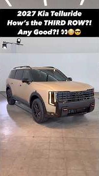 Check Out the Third Row on the NEW 2027 Kia Telluride! More Space and Features This Year!